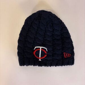MLB Minnesota Twins Baseball Blue Knit Winter Hat Women’s
